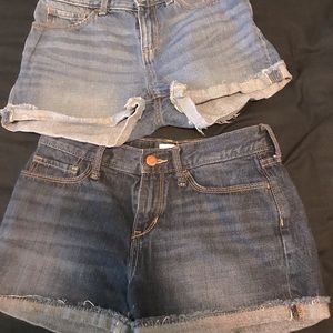 Denim shorts
